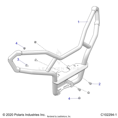 BODY, FRONT BUMPER - A25SKE57CK/EK (C102294-1)