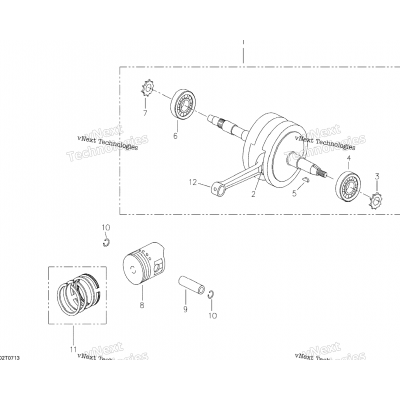 Crankshaft And Pistons