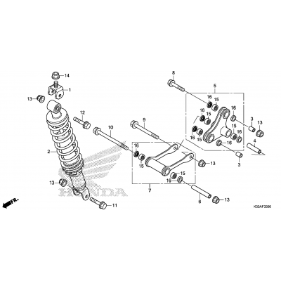 REAR SHOCK ABSORBER