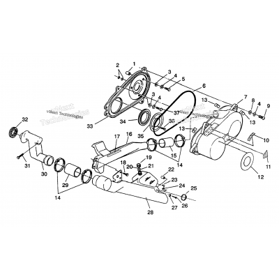 Clutch Cover Assembly 6X6 350L