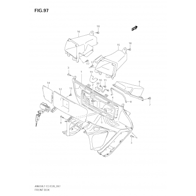 FRONT BOX (AN650A L1 E28)