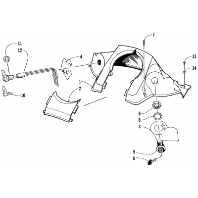 CONSOLE AND SWITCH ASSEMBLY