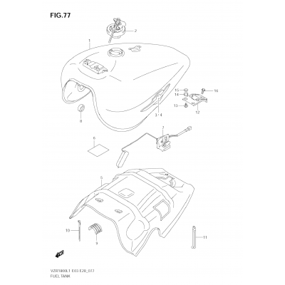 FUEL TANK (VZR1800 L1 E3)