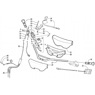 HANDLEBAR AND CONTROLS