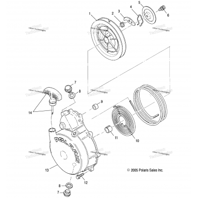 Engine, Recoil Starter