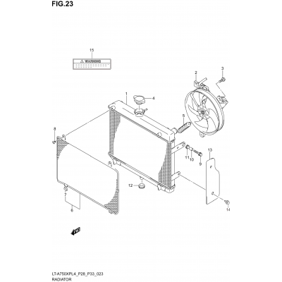 RADIATOR (LT-A750XPZL4 P33)