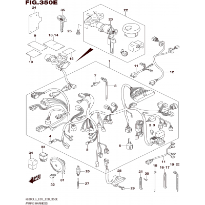 WIRING HARNESS (VL800TL6 E28)