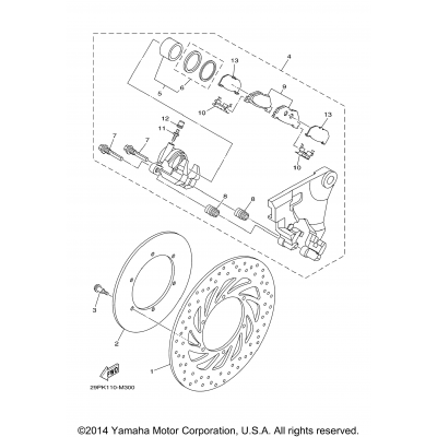 Rear Brake Caliper