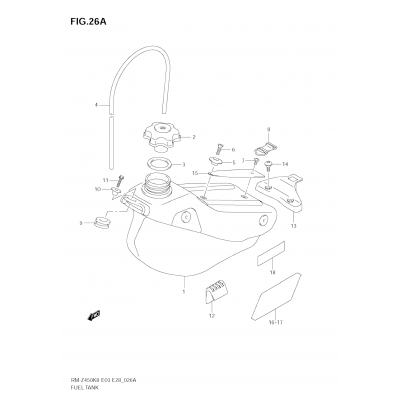 FUEL TANK (RM-Z450 L1)