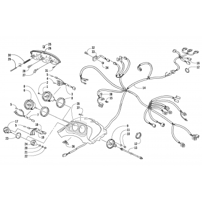 HEADLIGHT, INSTRUMENTS, AND WIRING ASSEMBLIES