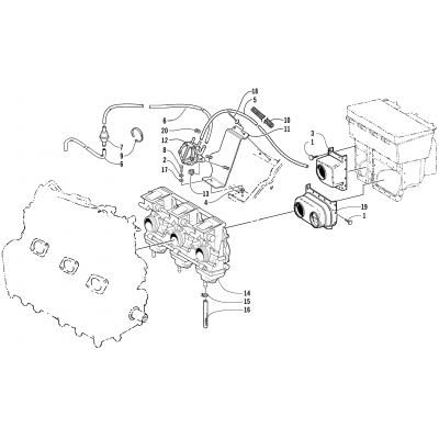 CARBURETOR AND FUEL PUMP ASSEMBLY