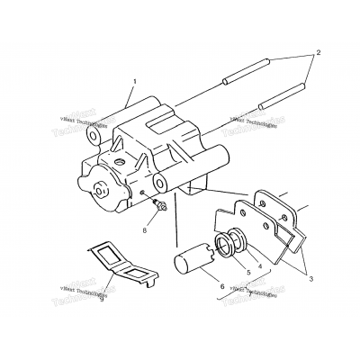 Rear Brake Assembly 6X6 400L, Swedish & Norwegian N948740