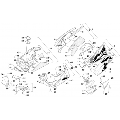 SKID PLATE AND SIDE PANEL ASSEMBLY