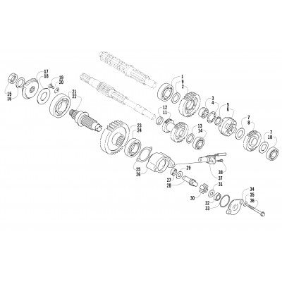 SECONDARY TRANSMISSION ASSEMBLY