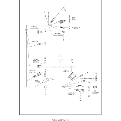 WIRING HARNESS, MAIN (7 OF 11)