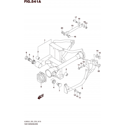 REAR SWINGINGARM