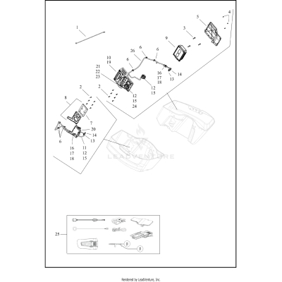 SOUND SYSTEM - REAR AMP AND WIRING