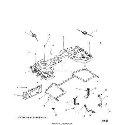 BODY, REAR RACK ASM. - A25SYY95AH (101651)