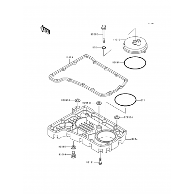 Breather Cover/Oil Pan