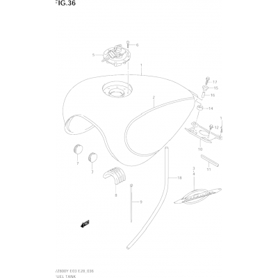 FUEL TANK (MODEL V)