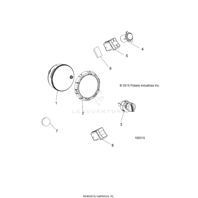 ELECTRICAL, DASH INSTRUMENTS AND SWITCHES - A17DAA57F5 (100315)