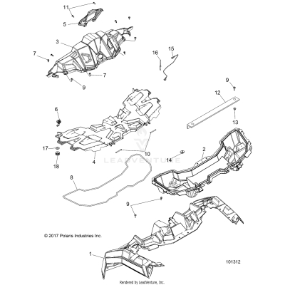 BODY, HOOD AND FRONT BODY WORK - A19DAE57D5 (101312)