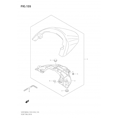 SEAT TAIL BOX (VZR1800 L2 E28)