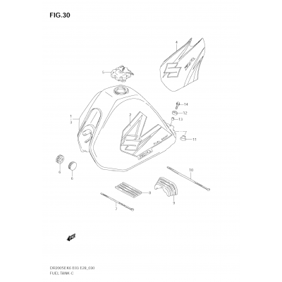 FUEL TANK (MODEL K6/K7)