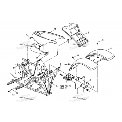 Front Cab Assembly 2X4 400L