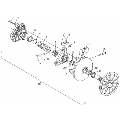 Drive Clutch 700 Xc