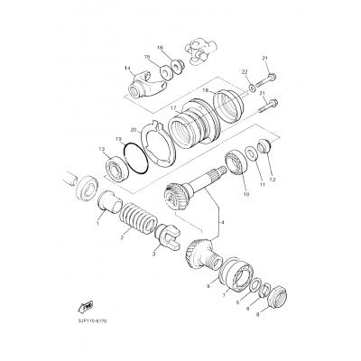 Middle Drive Gear