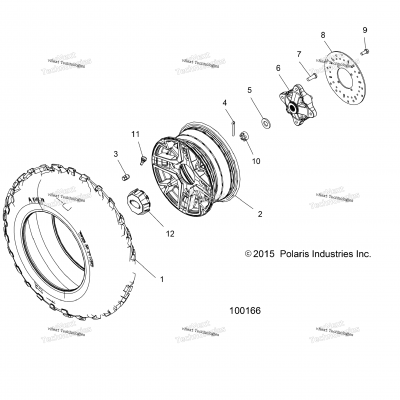 Wheels, Front Tire & Brake Disc A16dae57a9/Am