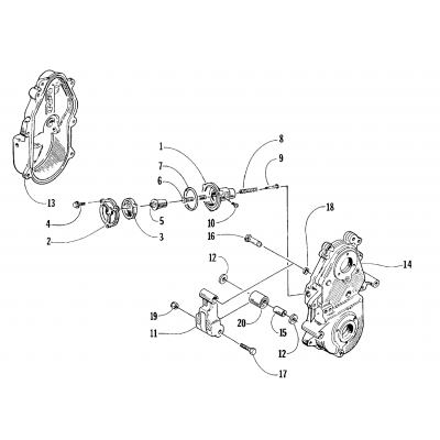 DROPCASE CHAIN TENSION ASSEMBLY