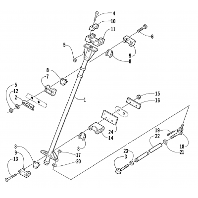 STEERING POST ASSEMBLY