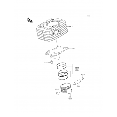 Cylinder/Piston(s)