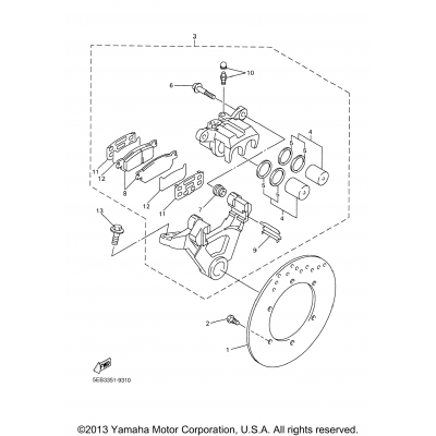 Rear Brake Caliper