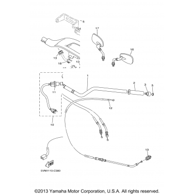 Steering Handle Cable