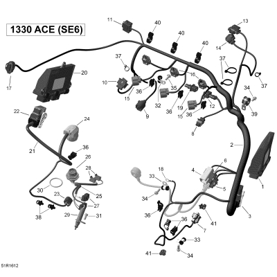 10- Engine Harness and Electronic Module - SE6