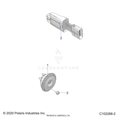 ELECTRICAL, HORN and FLASH MODULE - A25SVE95PG (C102268-2)
