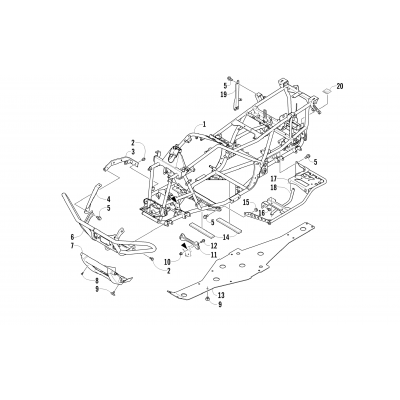 FRAME AND RELATED PARTS