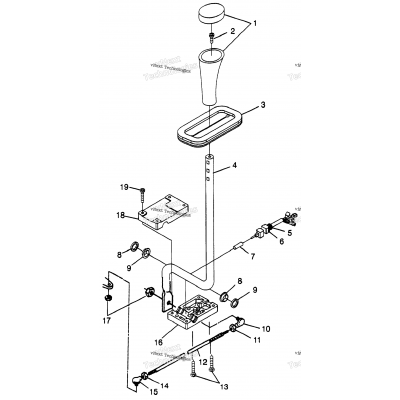 Gear Selector Scrambler 400L