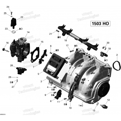 Air Intake Manifold And Throttle Body _V1