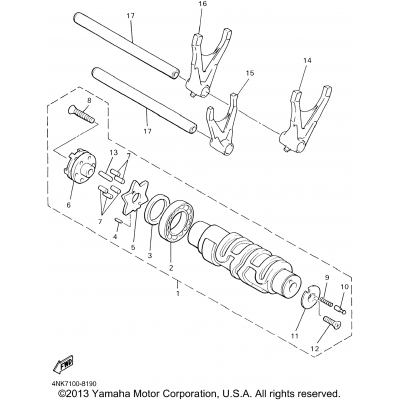 Shift Cam Fork