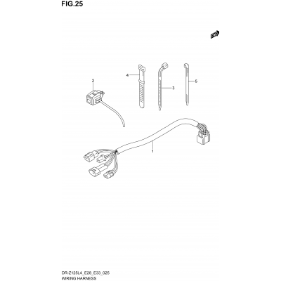 WIRING HARNESS (DR-Z125LL4 E33)