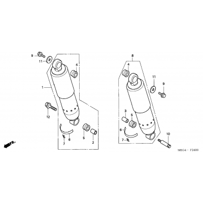 REAR SHOCK ABSORBER