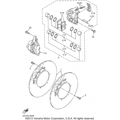 Front Brake Caliper