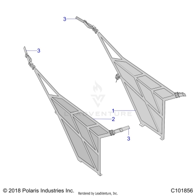 BODY, SIDE NETS - A20HAB15A2 (C101856)