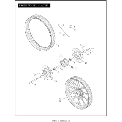 FRONT WHEEL - LACED