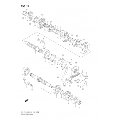 TRANSMISSION (DR-Z125L3 E28)