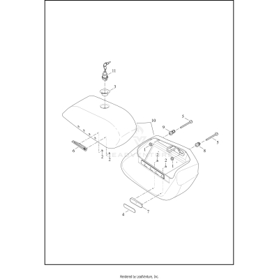 SADDLEBAGS - 1200T